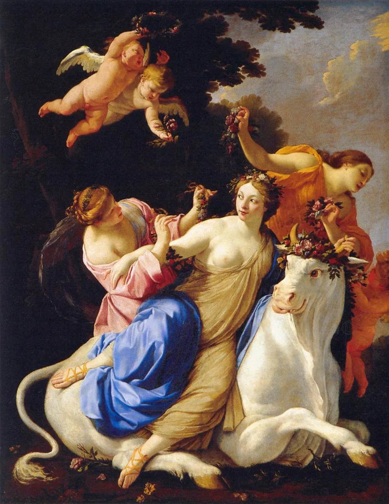 L'Enlèvement d'Europe - Simon Vouet
การลักพาต์ของยุโรป - ซิโมน วูเอต์