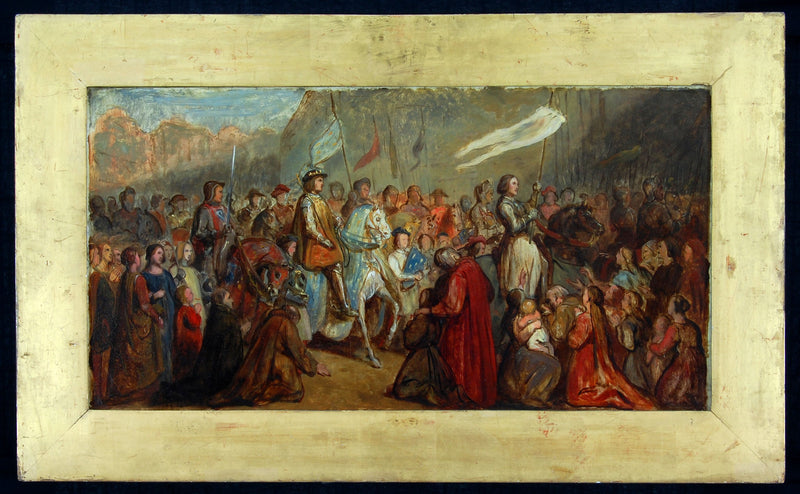 ทางเข้า Jeanne d'Arc และ Charles VII ที่ Reims - Ary Scheffer