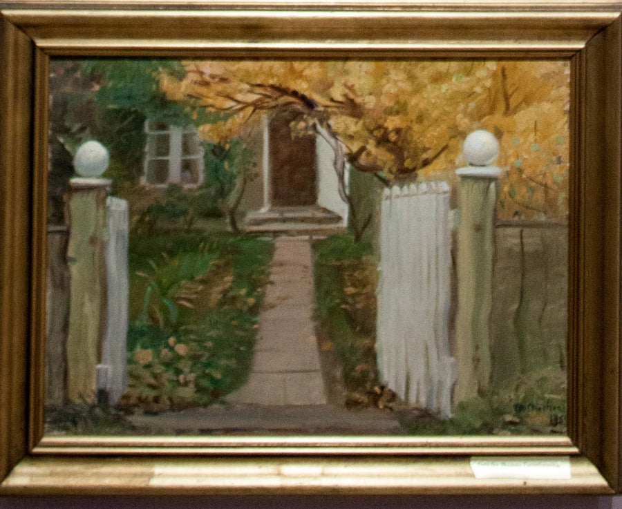 ทางเข้าสวนของเรา - Anna Ancher