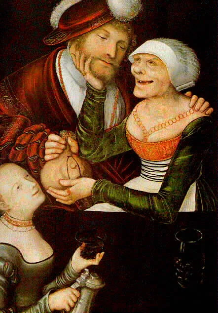 L'Entreprise - Lucas Cranach the Elder image 1 copie peinte à la main à l’huile