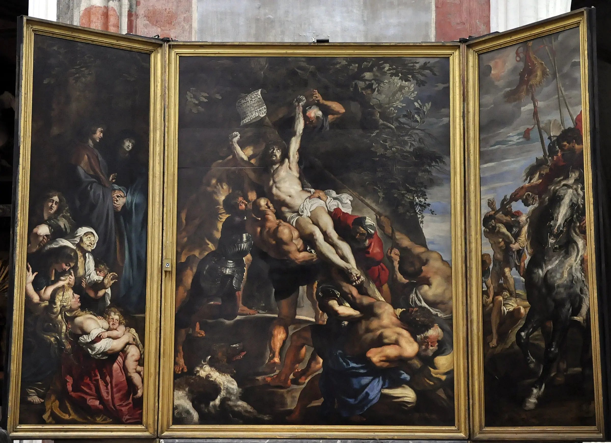 L'Érection de la croix - Peter Paul Rubens image 1 reproduction artisanale de tableau