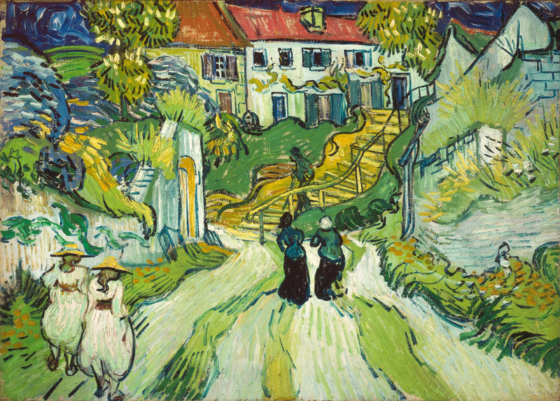 บันไดแห่งออแวร์ - Vincent van Gogh