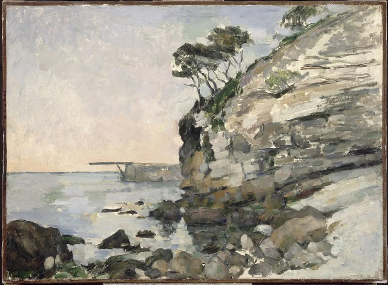 L'Estaque, ผลกระทบของค่ำ - Paul Cézanne