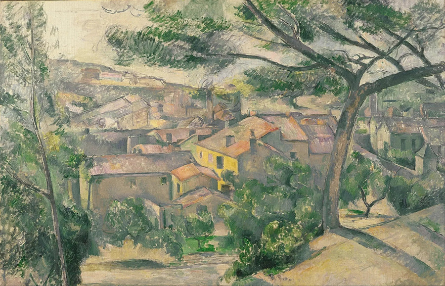 L'Estaque le matin, vu à contre-jour - Paul Cézanne