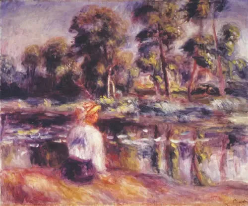 L'Étang de Chaville - Pierre-Auguste Renoir image 1 tableau peint à l’huile sur toile
