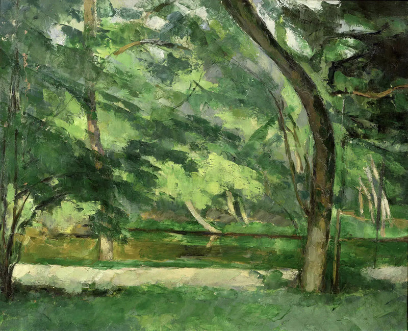 สระน้ำของพี่น้องที่ออสนี ใกล้ปงตูส - Paul Cézanne