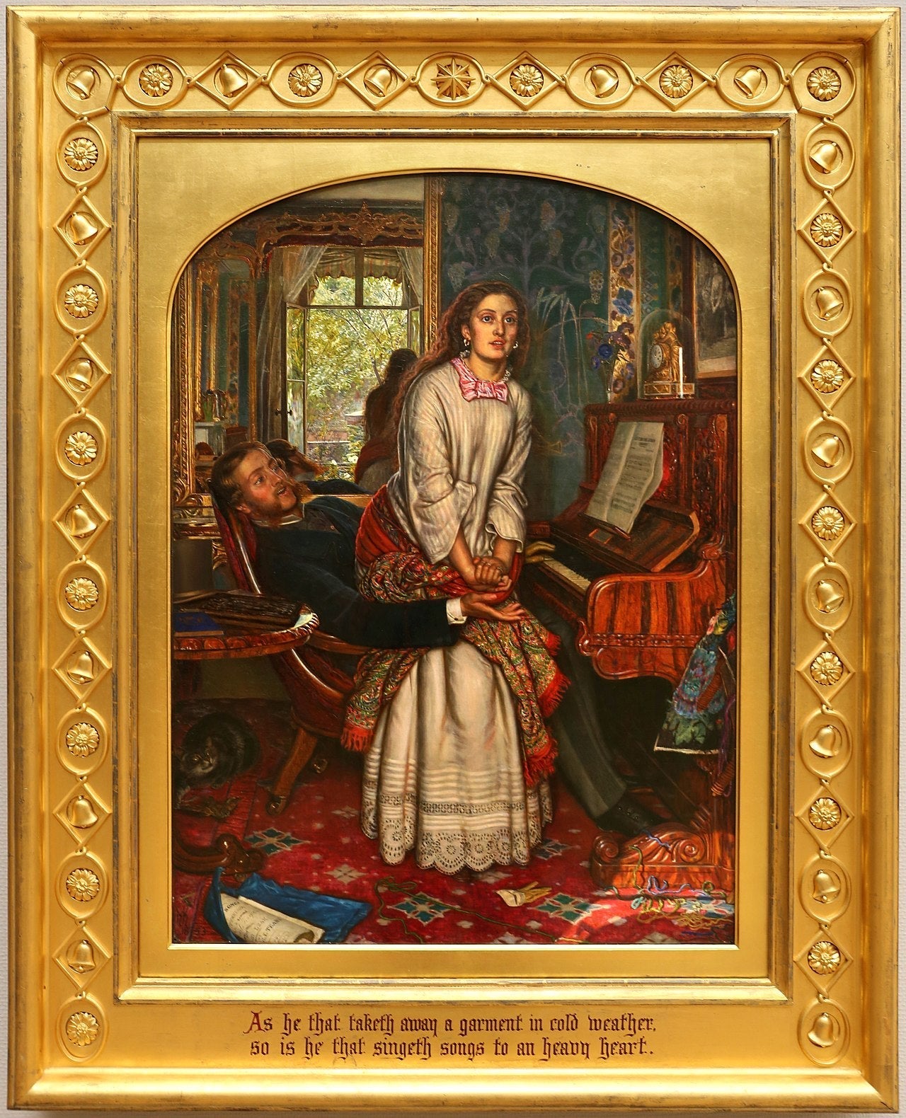 L'Éveil de la Conscience - William Holman Hunt image 2 copie peinte à la main à l’huile