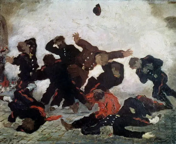 การระเบิด - Édouard Manet
