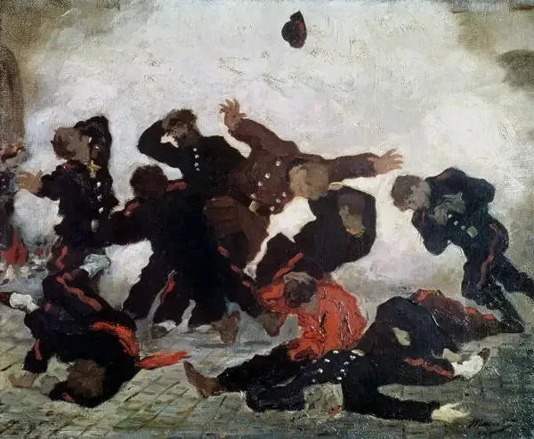 การระเบิด - Édouard Manet