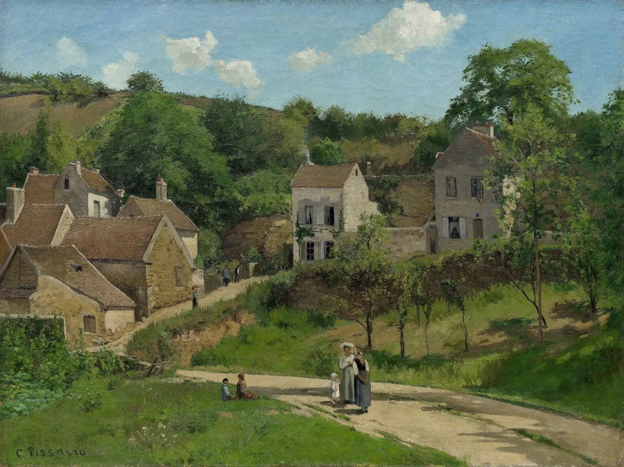 L'Hermitage à Pontoise, Les côteaux de l'Hermitage, Pontoise - Camille Pissarro