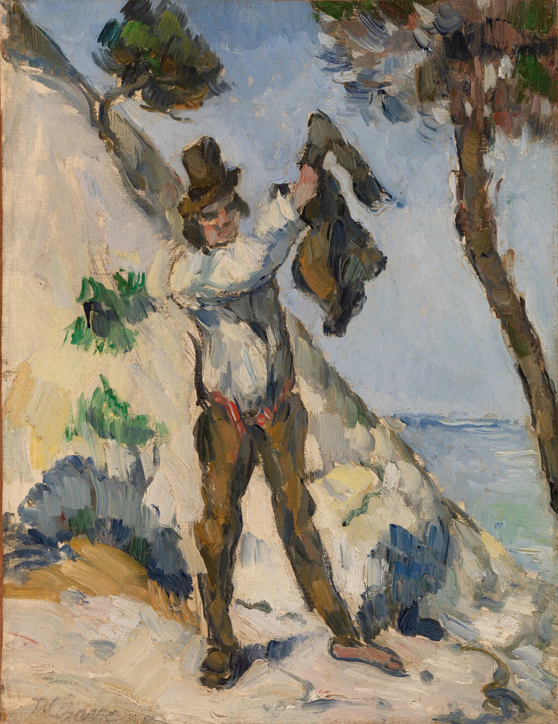 ชายผู้สวมเสื้อแจ็กเก็ต - Paul Cézanne