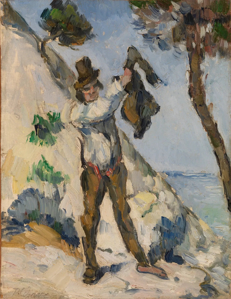 ชายผู้สวมเสื้อแจ็กเก็ต - Paul Cézanne