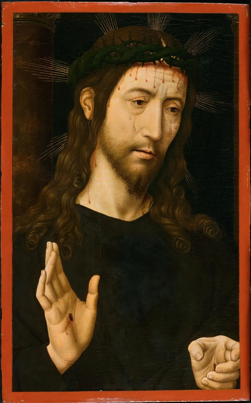 ผู้ชายแห่งความทุกข์ (พระคริสต์ที่ถูกมัดด้วยหนาม) - Domenico Ghirlandaio