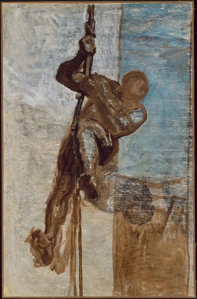 L’homme sur une corde - Honoré Daumier - Alpha Reproduction