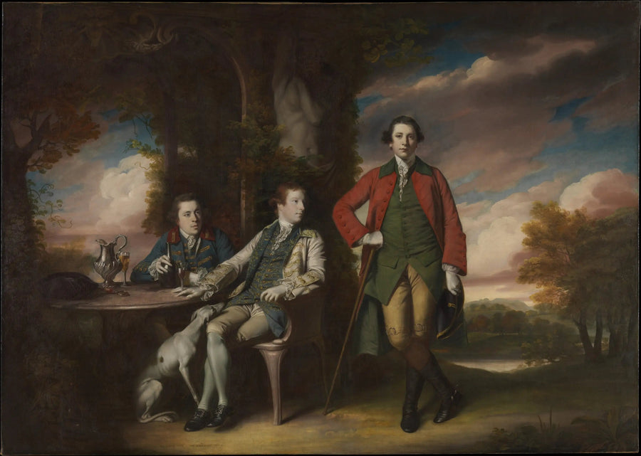 เกียรติคุณ Henry Fane (1739–1802) พร้อมกับ Inigo Jones และ Charles Blair - Joshua Reynolds