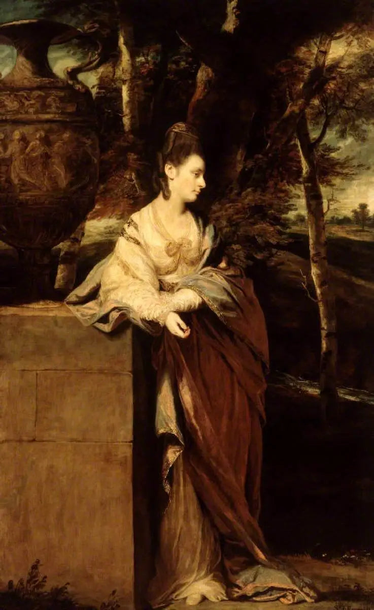 L'honorable Theresa Robinson, Mme John Parker (1745-1775) - Joshua Reynolds image 1 copie de tableau peinte à la main