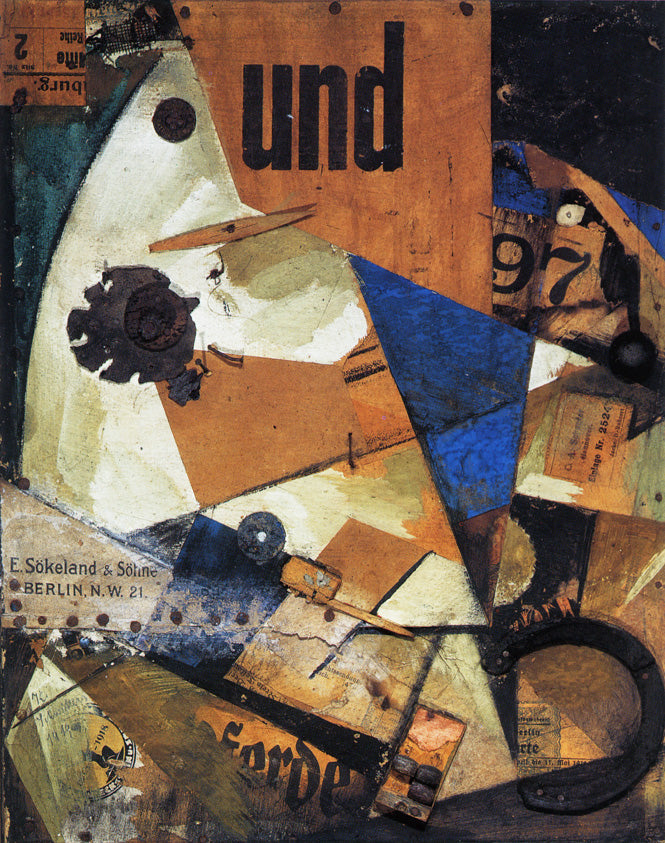 L'image sous-jacente - Kurt Schwitters image 1 reproduction de peinture à l’huile