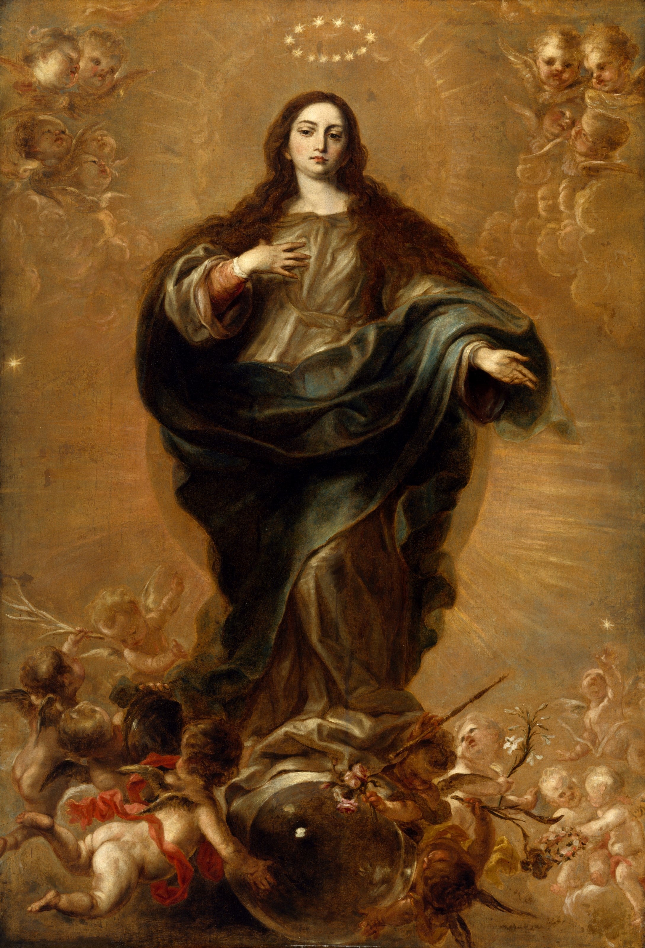 L'Immaculée Conception - Juan Carreño de Miranda image 1 reproduction artisanale de tableau