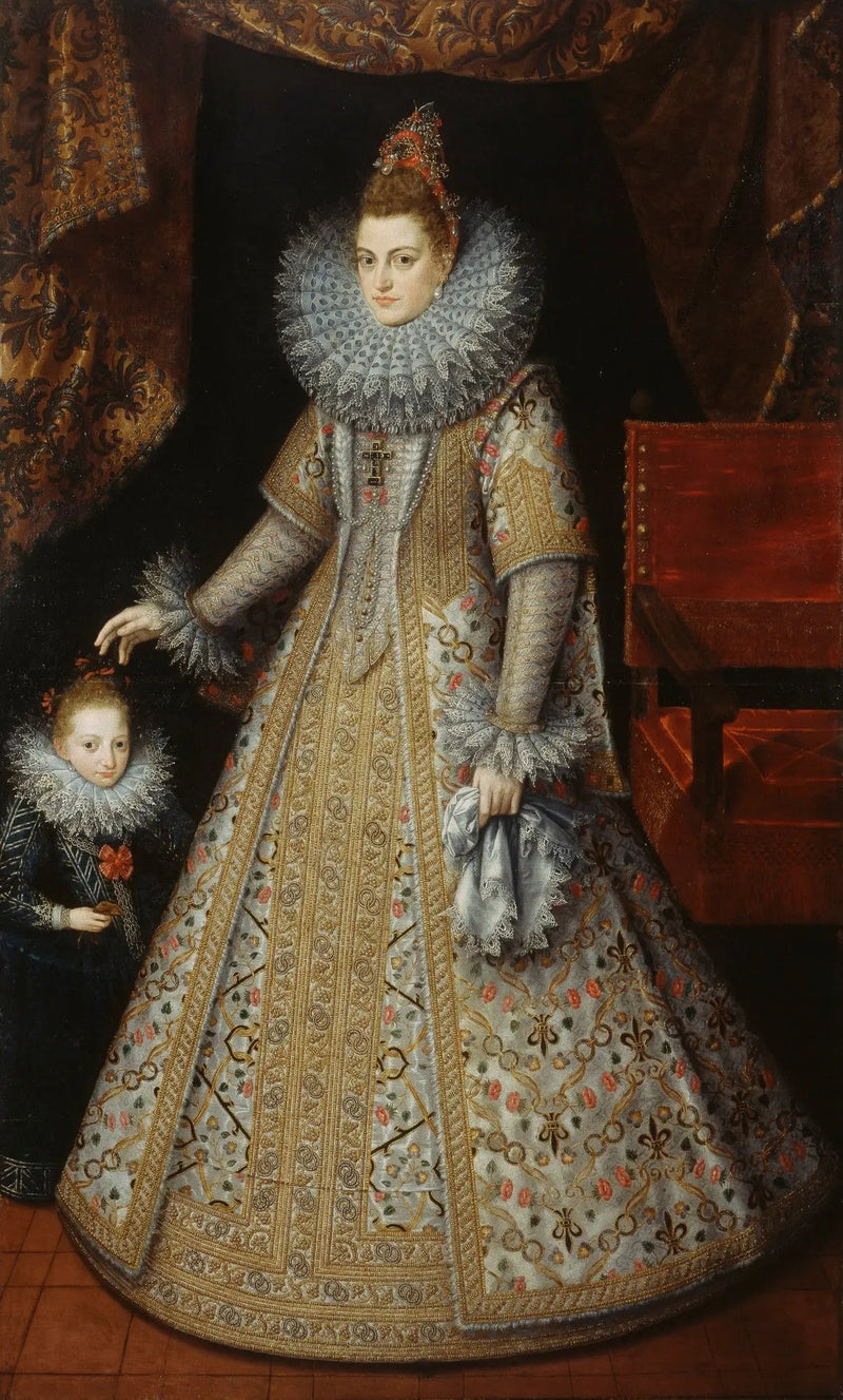 เจ้าหญิงอิซาเบลล์ คลารา อูเจเนีย (1566-1633), ดัชเชสแห่งออสเตรีย - Frans Pourbus the Younger