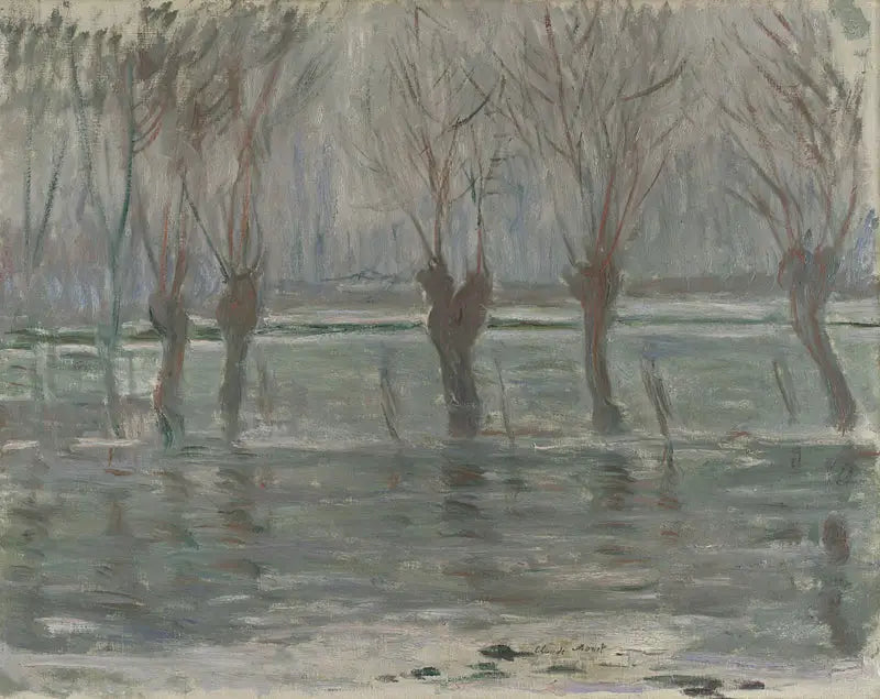 น้ำท่วม - Claude Monet