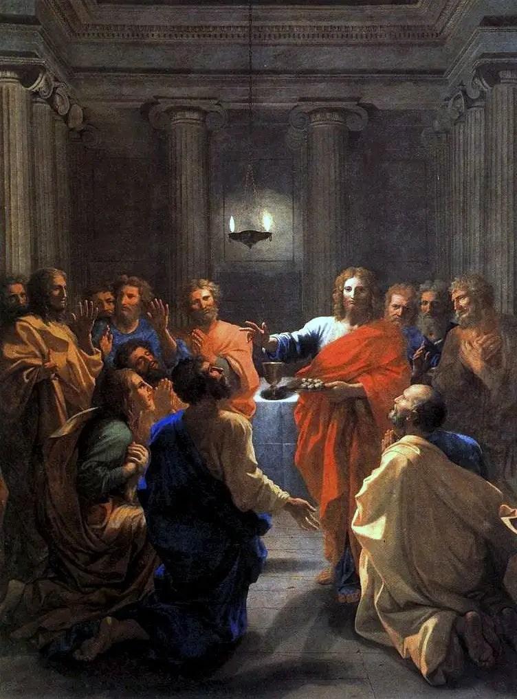 สถาบันแห่งศีลมหาสนิท - Nicolas Poussin