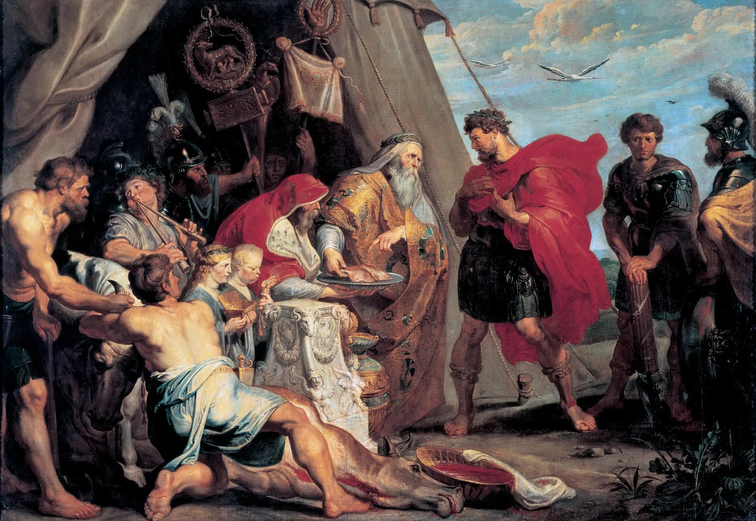 L'interprétation de la victime - Peter Paul Rubens image 1 copie de tableau peinte à la main