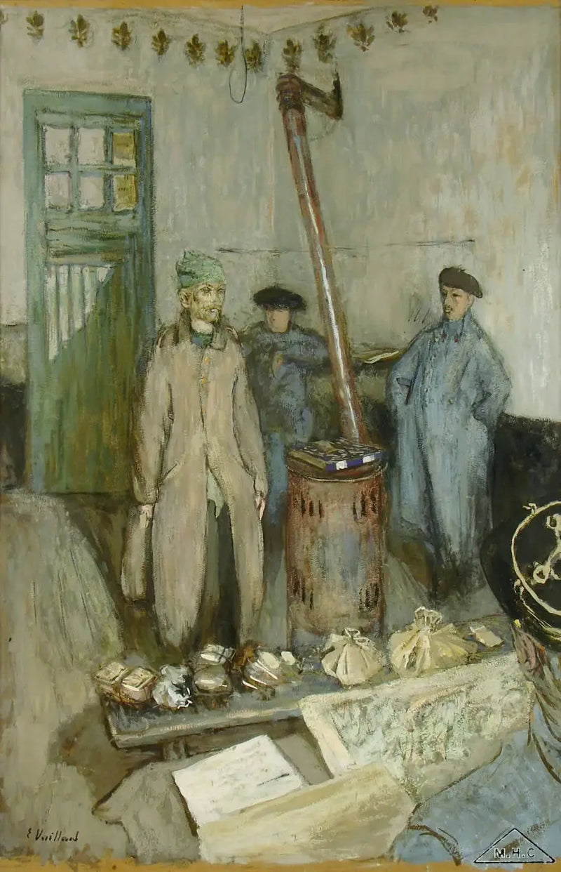 การสอบปากคำผู้ต้องขัง - Édouard Vuillard