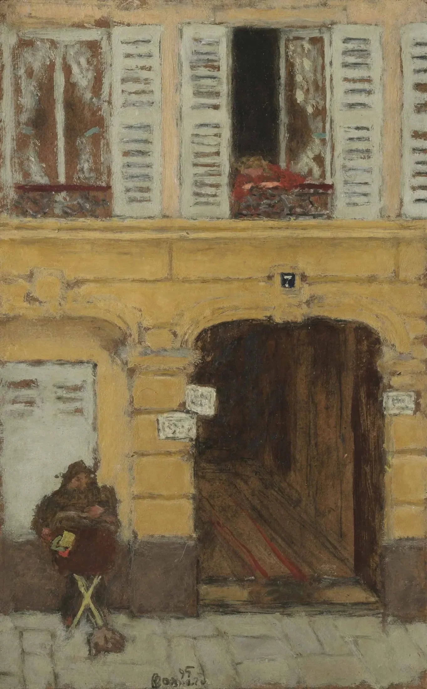 L'orgue de Barbarie - Pierre Bonnard image 1 copie de tableau peinte à la main