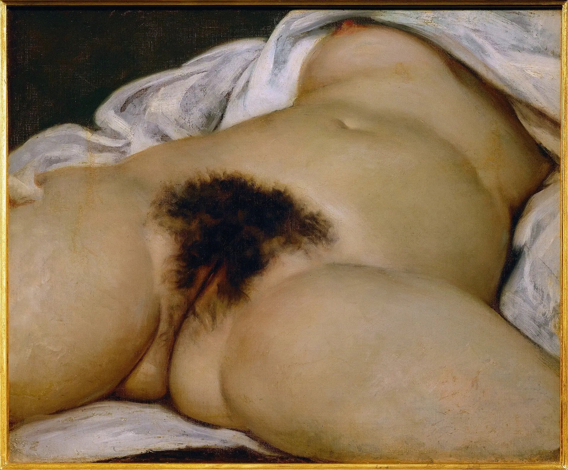 L'Origine du monde - Gustave Courbet image 1 tableau peint à l’huile sur toile