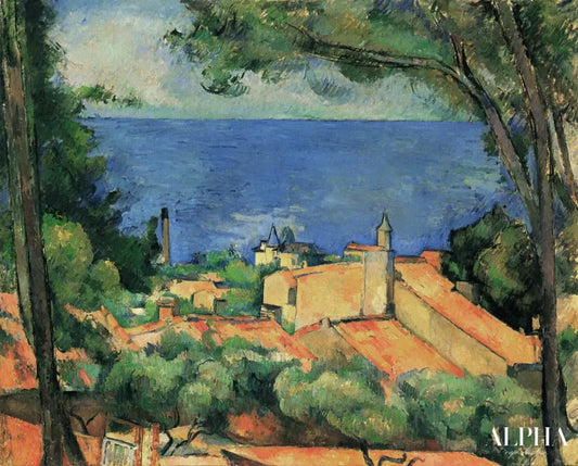 La baie à l'Estaque - Paul Cézanne - Reproductions de tableaux et peintures haut de gamme