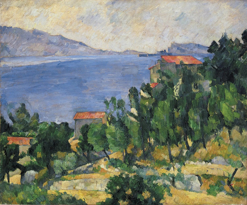 อ่าวเลสตาคจากทิศตะวันออก - Paul Cézanne