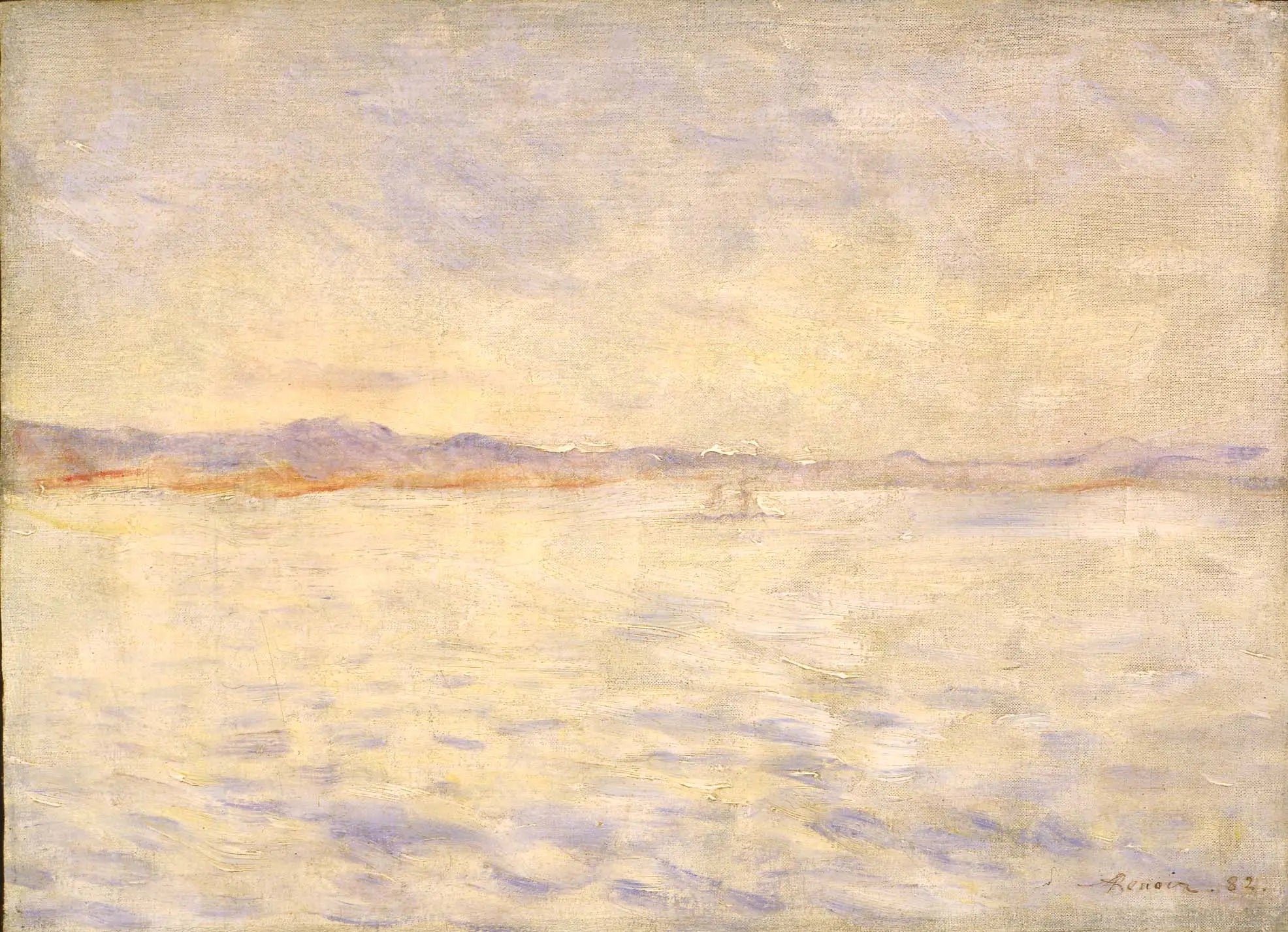 La baie de Naples - Pierre-Auguste Renoir image 1 copie de tableau peinte à la main