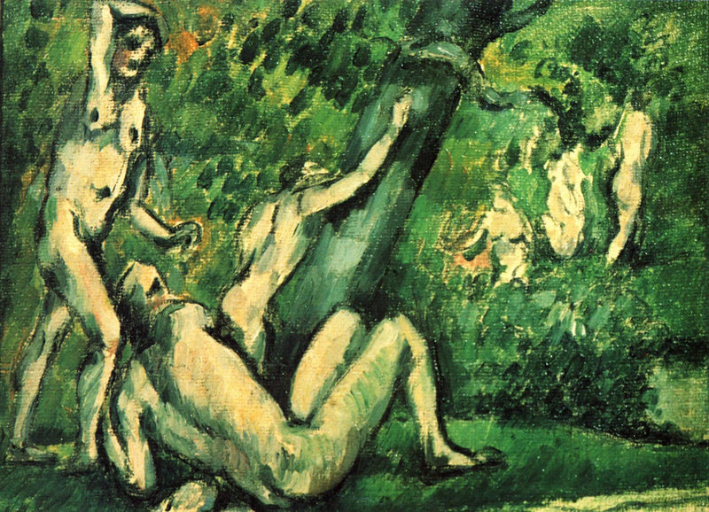การว่ายน้ำ - Paul Cézanne