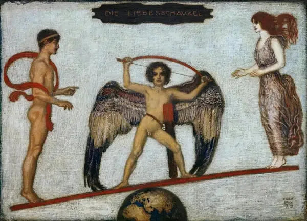 La Balançoire de l'Amour - Franz Von Stuck