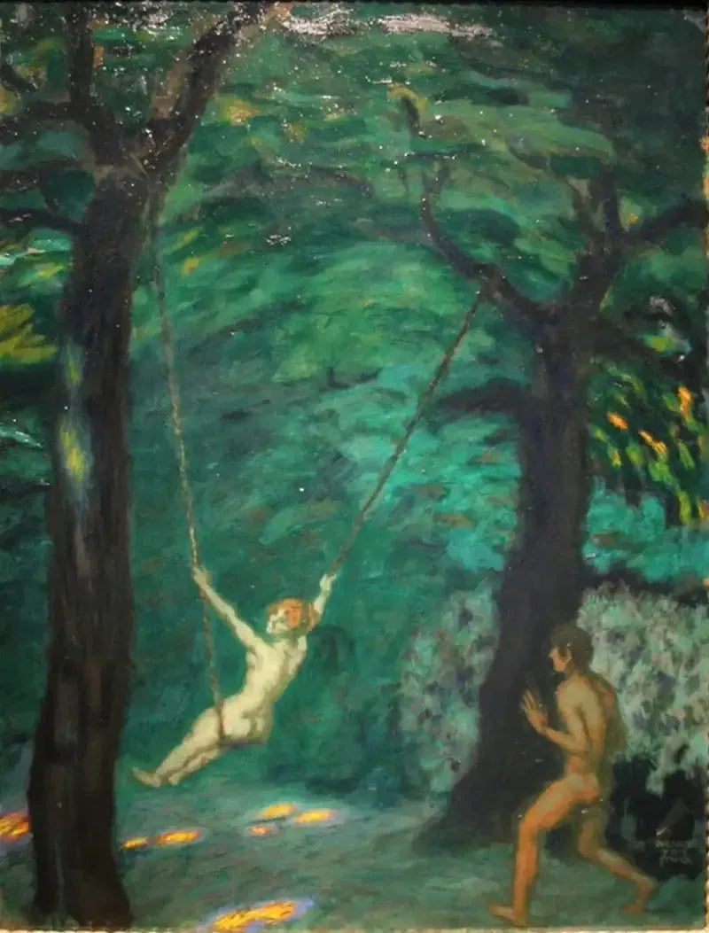 La Balançoire - Franz Von Stuck