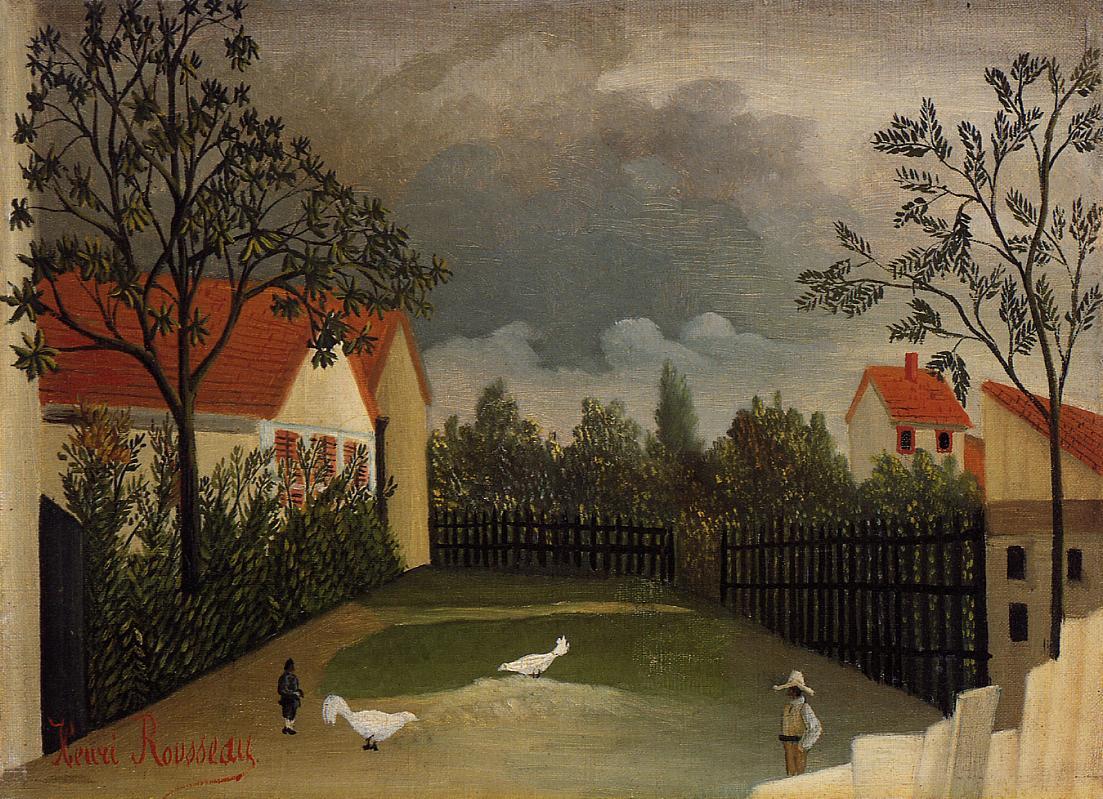 La Basse-cour - Henri Rousseau - Alpha Reproduction
