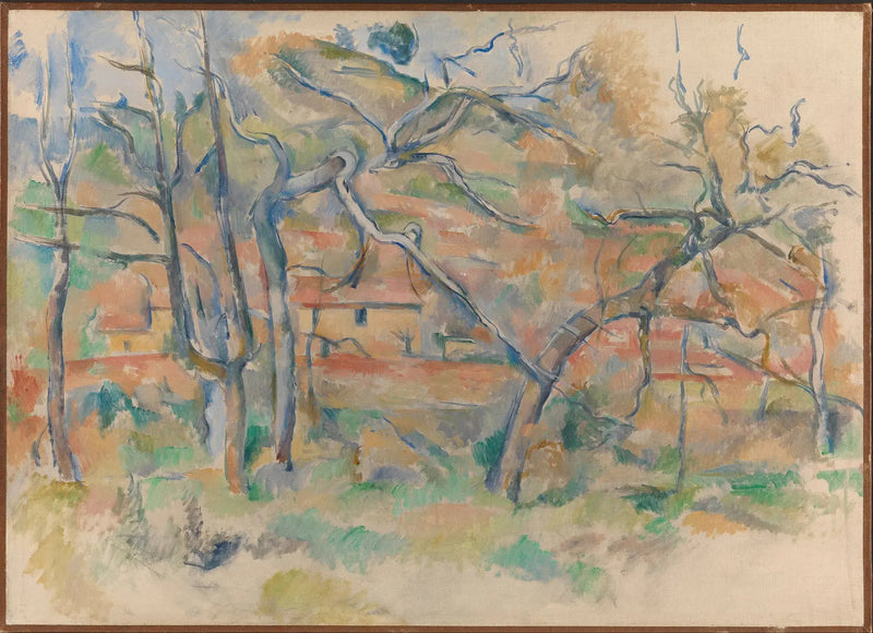 La Bastide La Durane ในที่ราบ Valcros I - Paul Cézanne