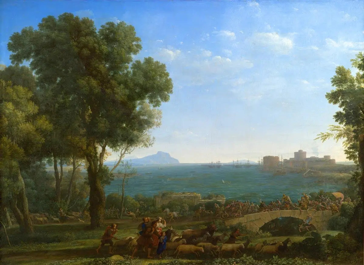 La Bataille sur le pont - Claude Lorrain - Alpha Reproduction