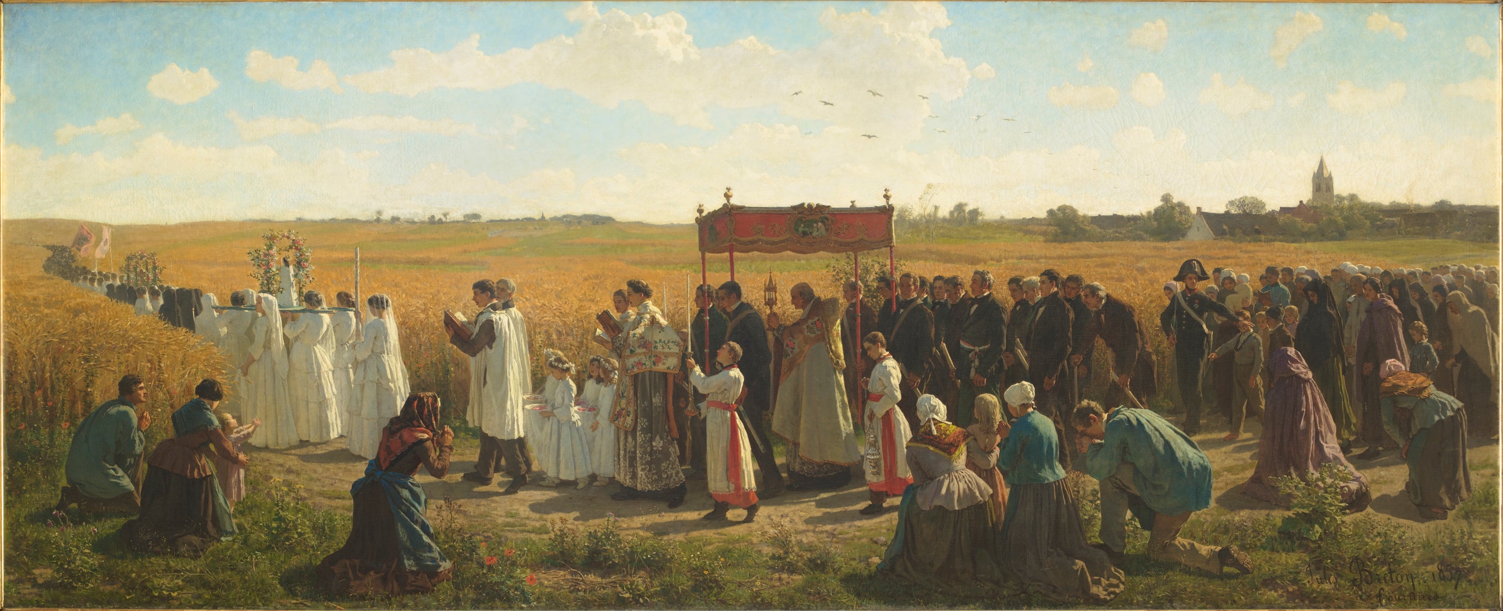 La Bénédiction des blés en Artois - Jules Breton - Alpha Reproduction