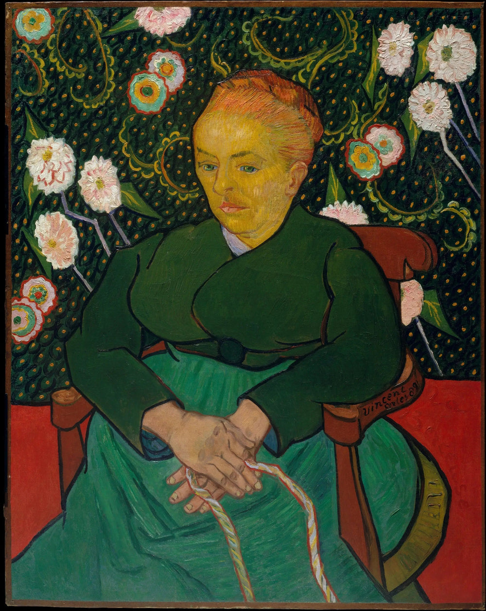 Reproduction du tableau « La Berceuse - Vincent van Gogh » par Alpha Reproduction en peinture à l’huile