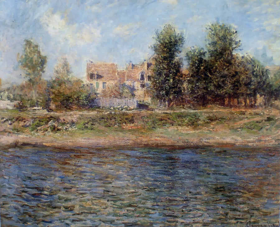 ฝั่งแม่น้ำแซน - Claude Monet