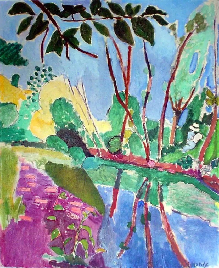La berge - Henri Matisse image 1 tableau peint à l’huile sur toile