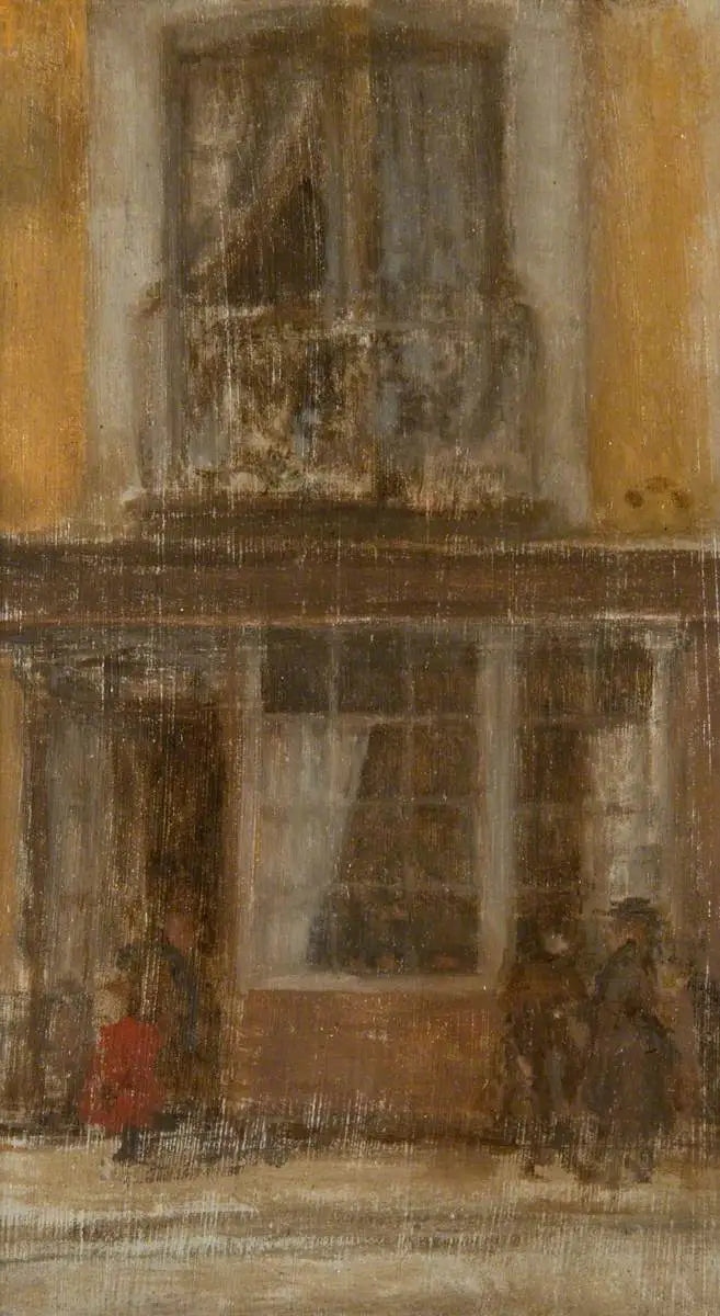 La Blanchisseuse, Dieppe - James Abbott McNeill Whistler