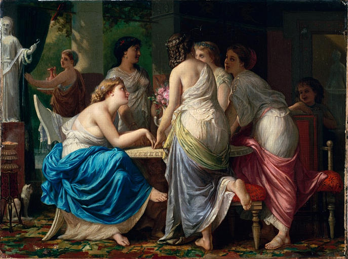 La Bonne aventure - Henri-Pierre Picou image 1 reproduction artisanale de tableau