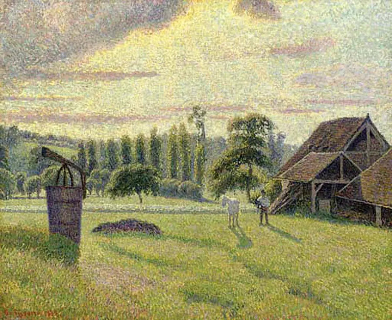 La Briqueterie Delafolie à Éragny - Camille Pissarro