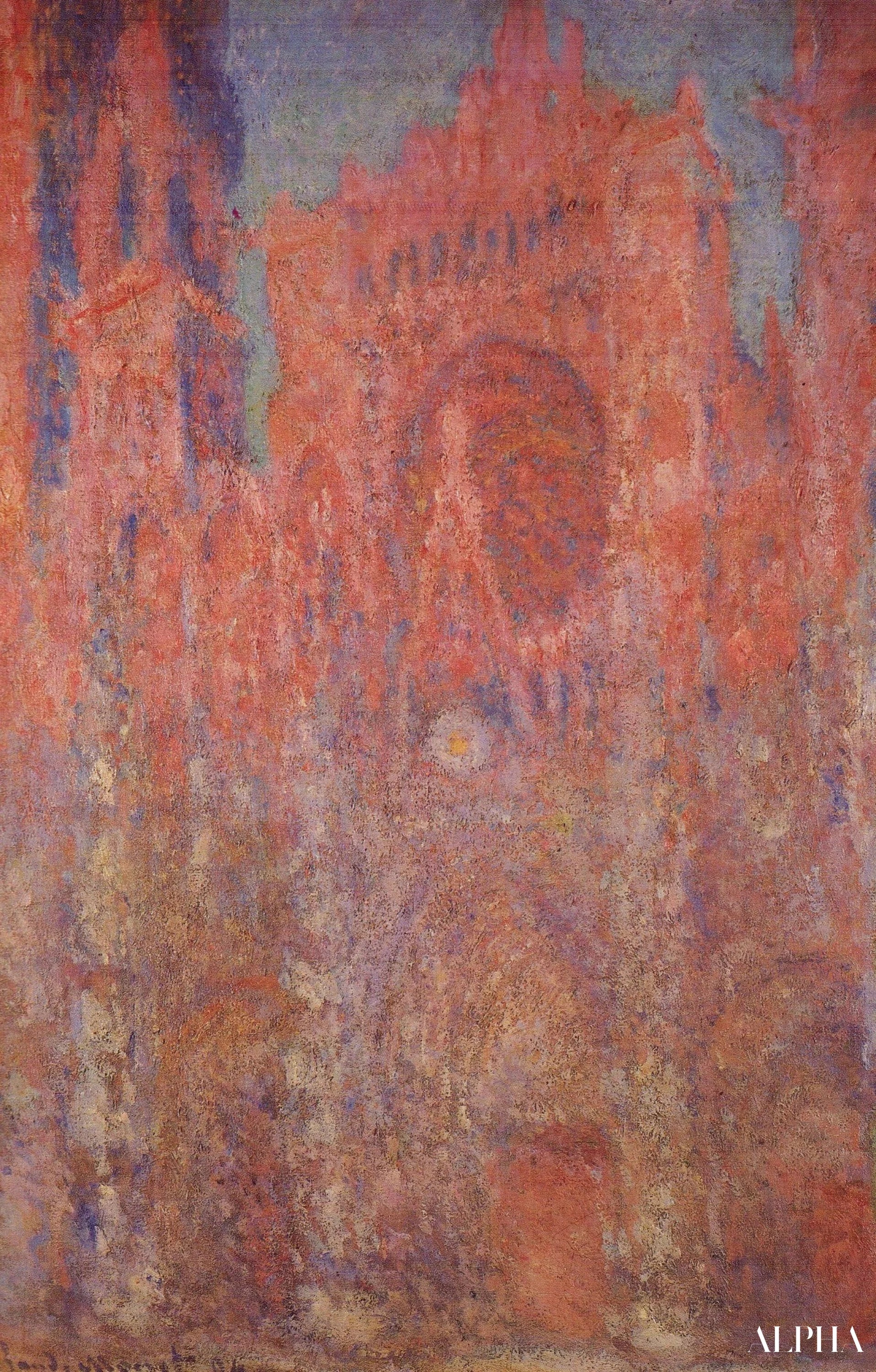 La Cathédrale de Rouen. Façade (W1328) - Claude Monet - Reproductions de tableaux et peintures haut de gamme