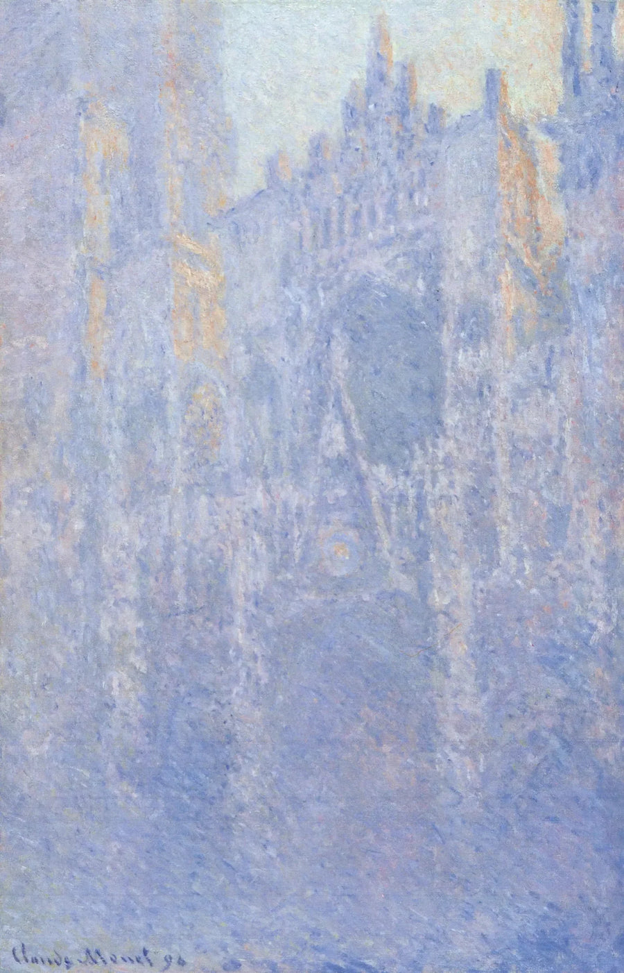 มหาวิหารรูอ็อง, ประตูทางเข้า, หมอกยามเช้า - Claude Monet