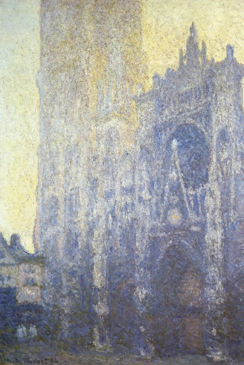 มหาวิหารรูอ็อง, ประตูทางเข้า, แสงเช้า - Claude Monet