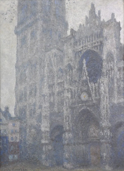 La Cathédrale de Rouen le Portail et la Tour d’Albane Midi - Claude Monet - Alpha Reproduction