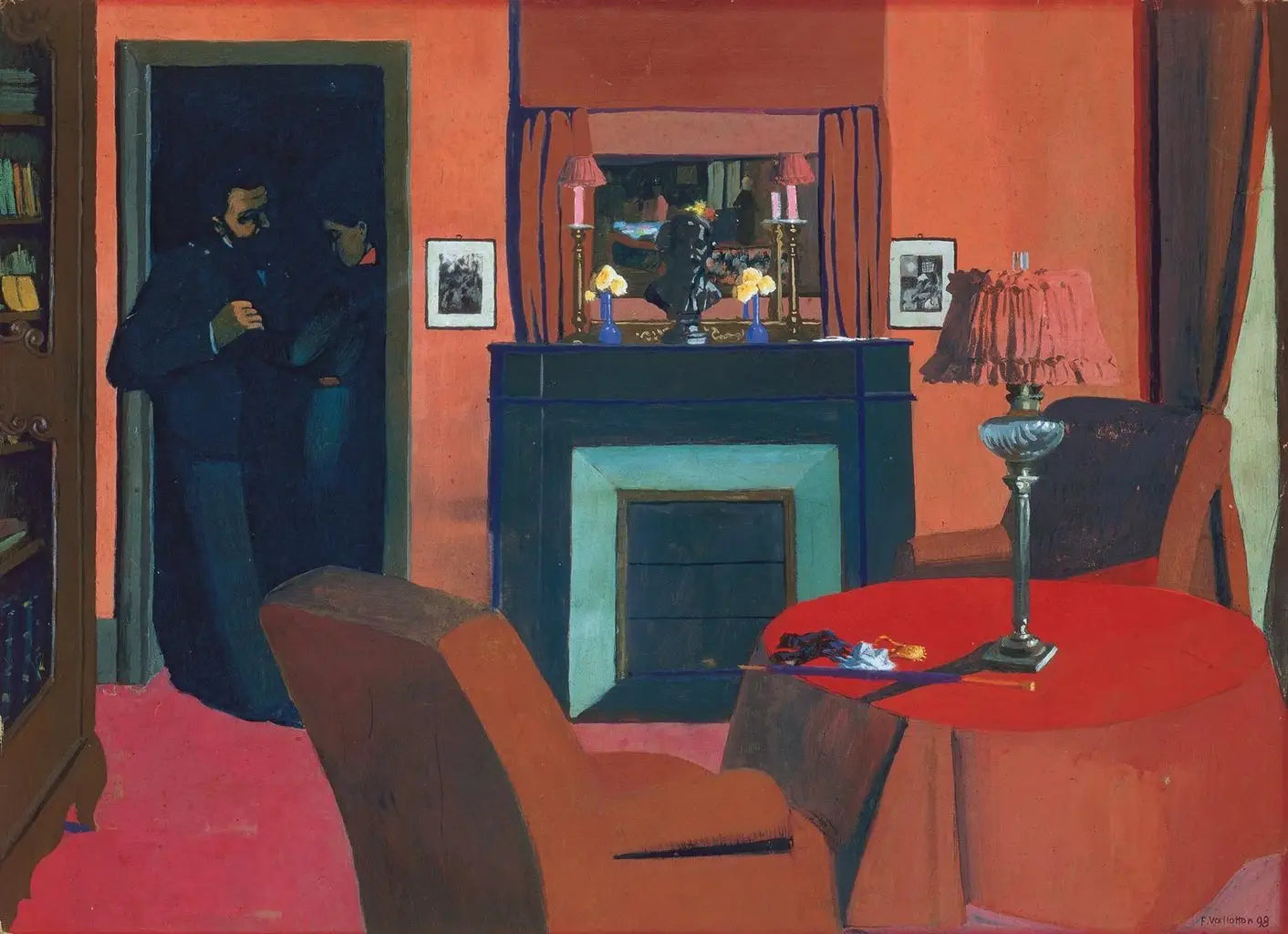 La chambre rouge - Félix Vallotton - Alpha Reproduction